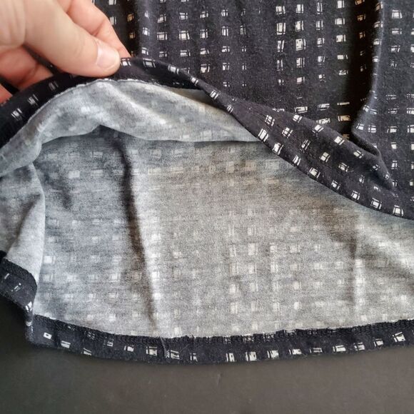 Lularoe black and white checkard shirt - Picture 5 of 8